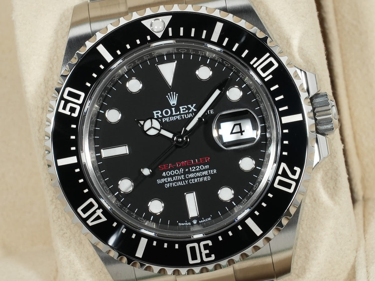 ロレックス シードゥエラー Ref.126600 SS ブラック文字盤 美品 g4ng82dc