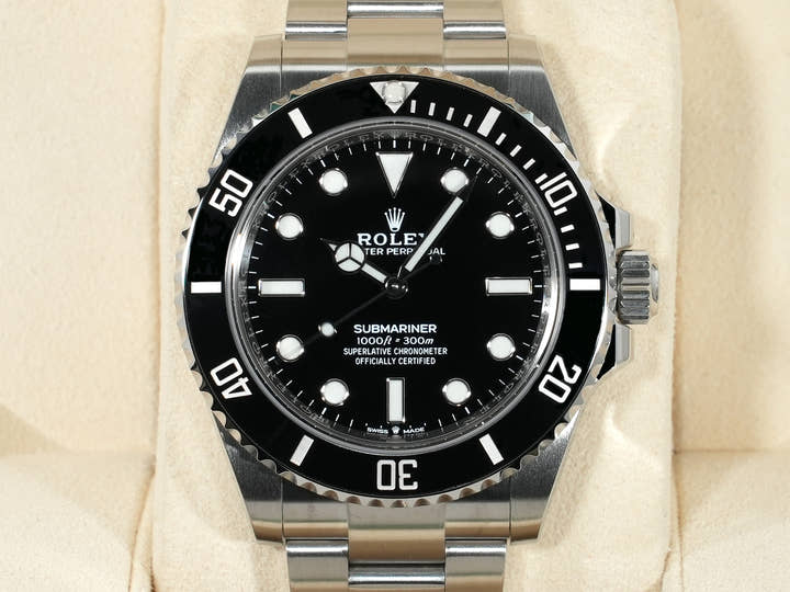 ロレックス サブマリーナー ノンデイト Ref.124060 ステンレススチール ブラック文字盤