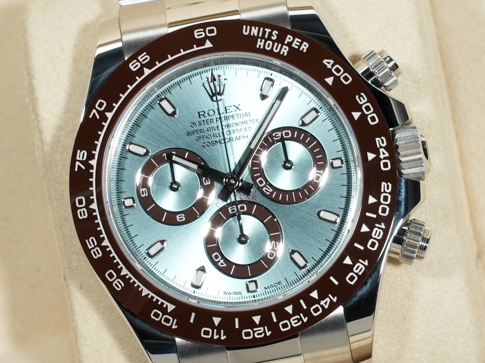 ロレックス デイトナ Ref.116506 PT アイスブルー文字盤 美品 th36pzy7