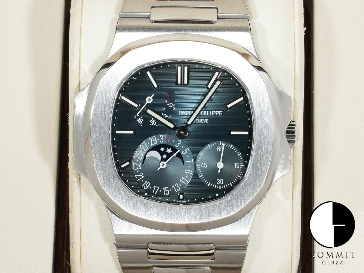 パテックフィリップ ノーチラス プチコンプリケーション Ref.5712/1A-001 SS ブルー文字盤 美品 hqm6ki2x