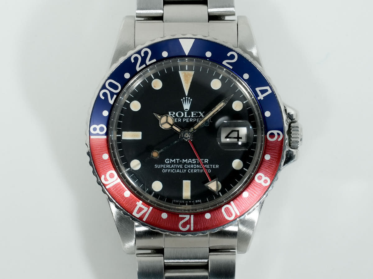 ロレックス GMTマスター Ref.16750 SS ブラック文字盤 中古 zyfr7xth