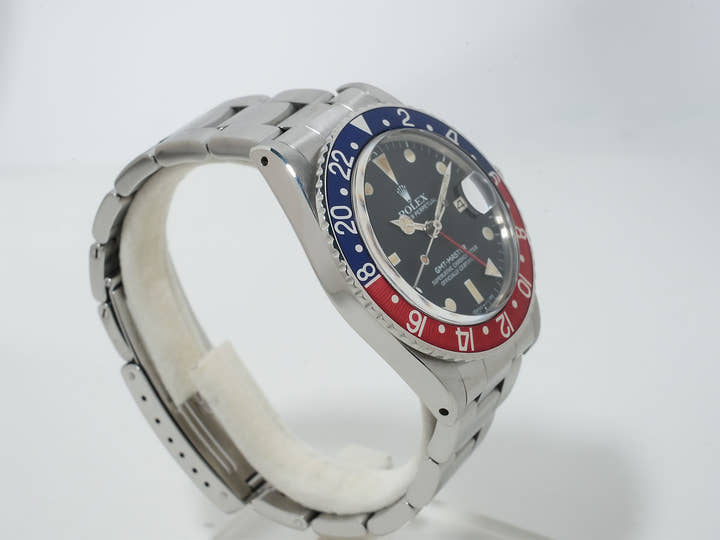 ロレックス GMTマスター Ref.16750 ステンレススチール ブラック文字盤 オイスターブレスレット