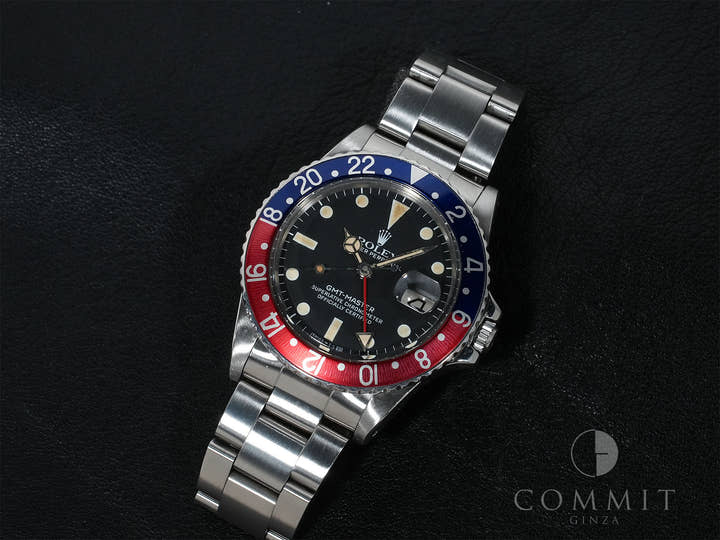 ロレックス GMTマスター Ref.16750 ステンレススチール ブラック文字盤 オイスターブレスレット