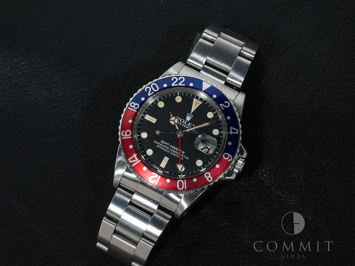 ロレックス GMTマスター Ref.16750 SS ブラック文字盤 中古 zyfr7xth