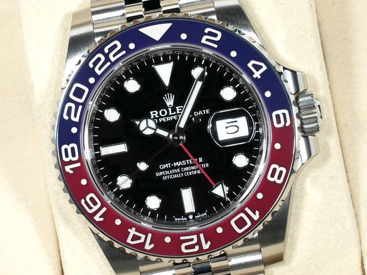 ロレックス GMTマスターII Ref.126710BLRO ステンレススチール ブラック文字盤 ジュビリーブレスレット