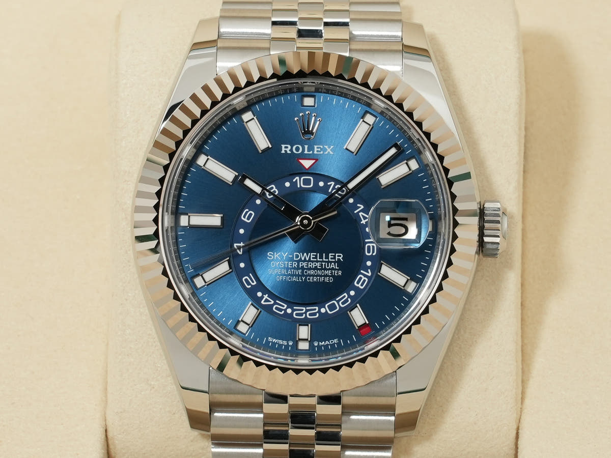 ロレックス スカイドゥエラー Ref.336934 SS/WG ブルー文字盤 ジュビリーブレスレット 未使用 u6fivxd2