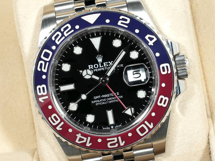 ロレックス GMTマスターII Ref.126710BLRO ステンレススチール ブラック文字盤 ジュビリーブレスレット