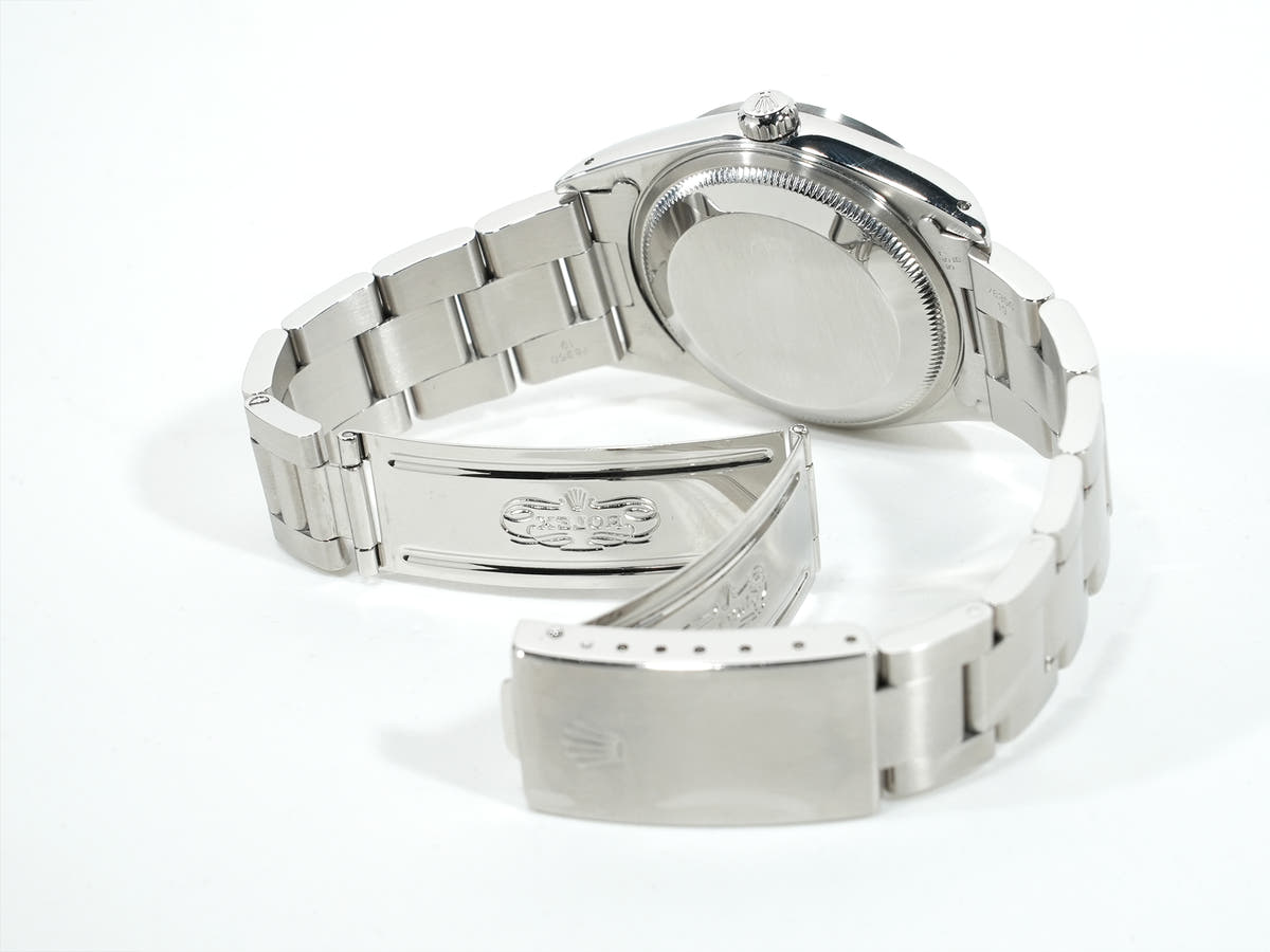 ロレックス オイスターパーペチュアル デイト TIFFANY＆Co. Ref.15200 SS ブルー文字盤 美中古 tggoqjyk