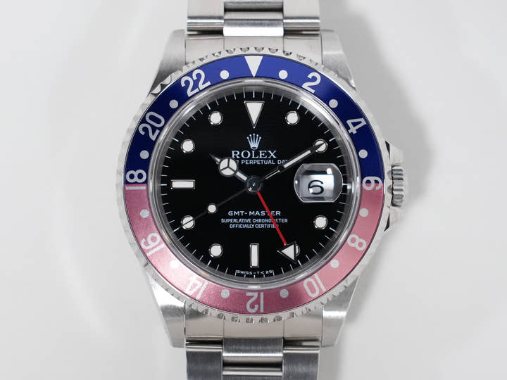 ロレックス GMTマスター Ref.16700 ステンレススチール ブラック文字盤 オイスターブレスレット