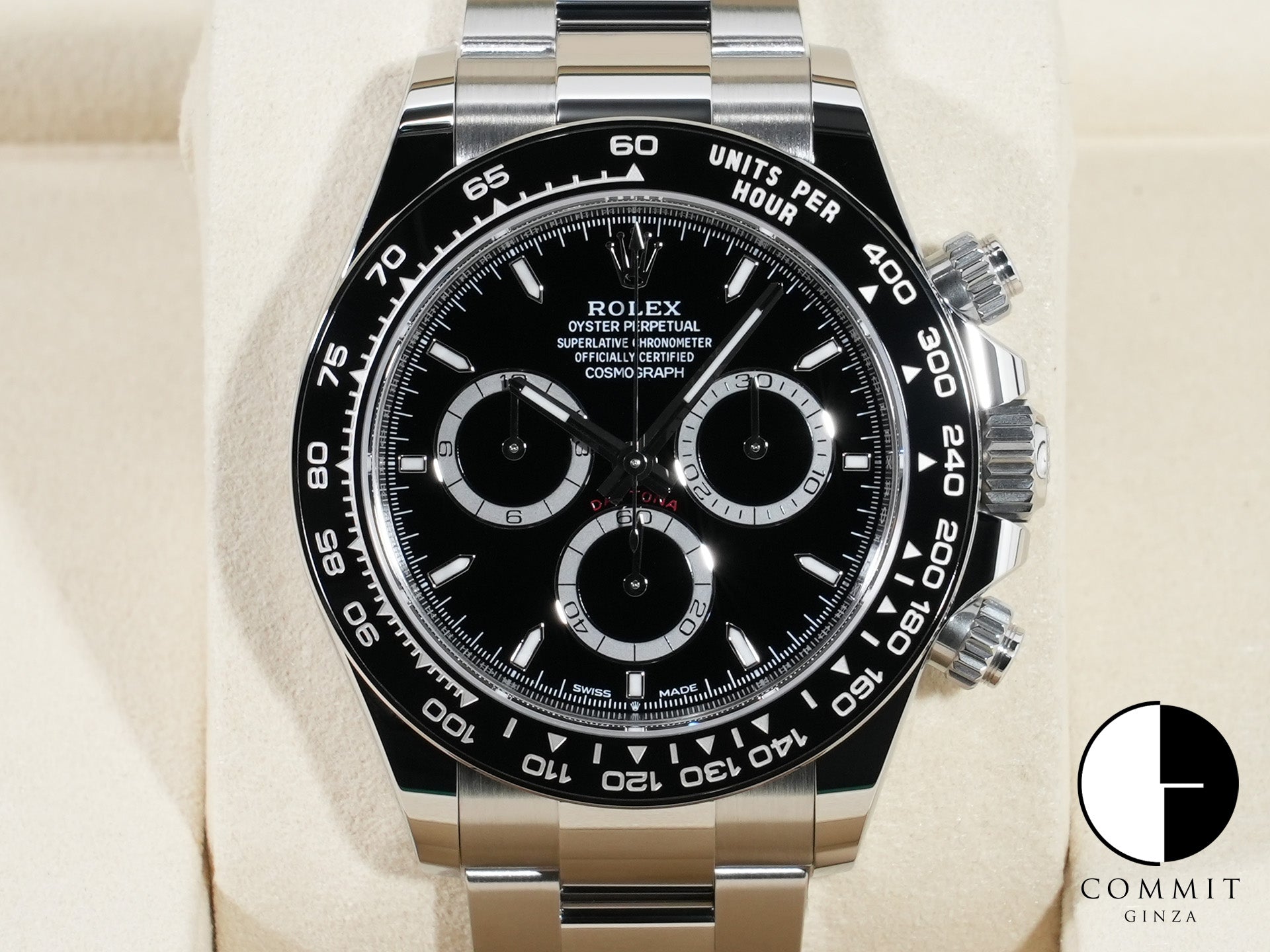 ロレックス デイトナ Ref.126500LN SS ブラック文字盤 未使用 bd3vhxux