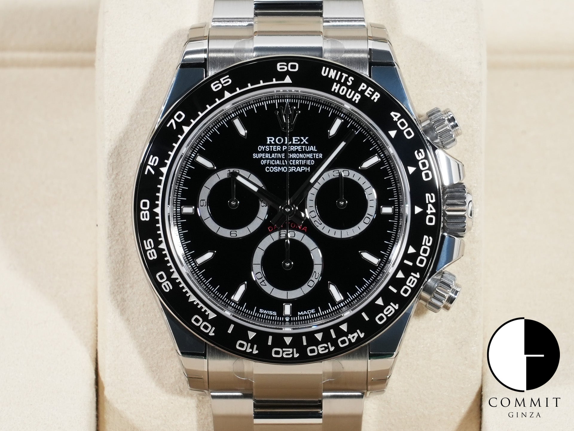 ロレックス デイトナ Ref.126500LN SS ブラック文字盤 未使用 9giuhk9y