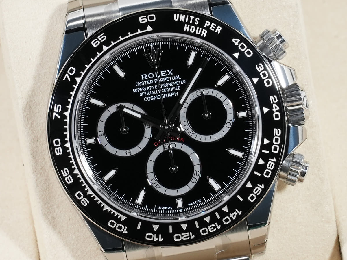 ロレックス デイトナ Ref.126500LN SS ブラック文字盤 未使用 9giuhk9y