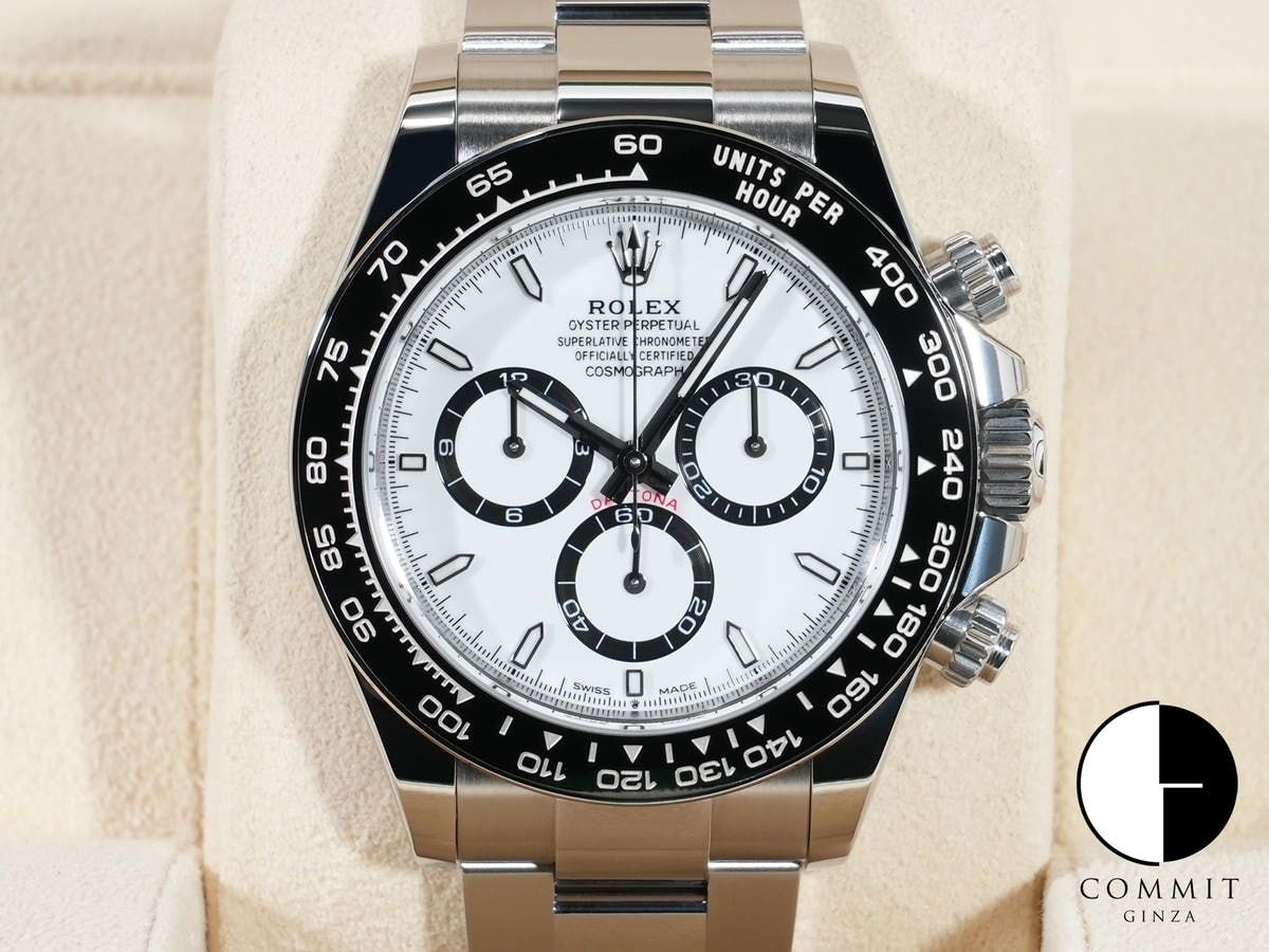 ロレックス デイトナ Ref.126500LN SS ホワイト文字盤 未使用 wuhitx38
