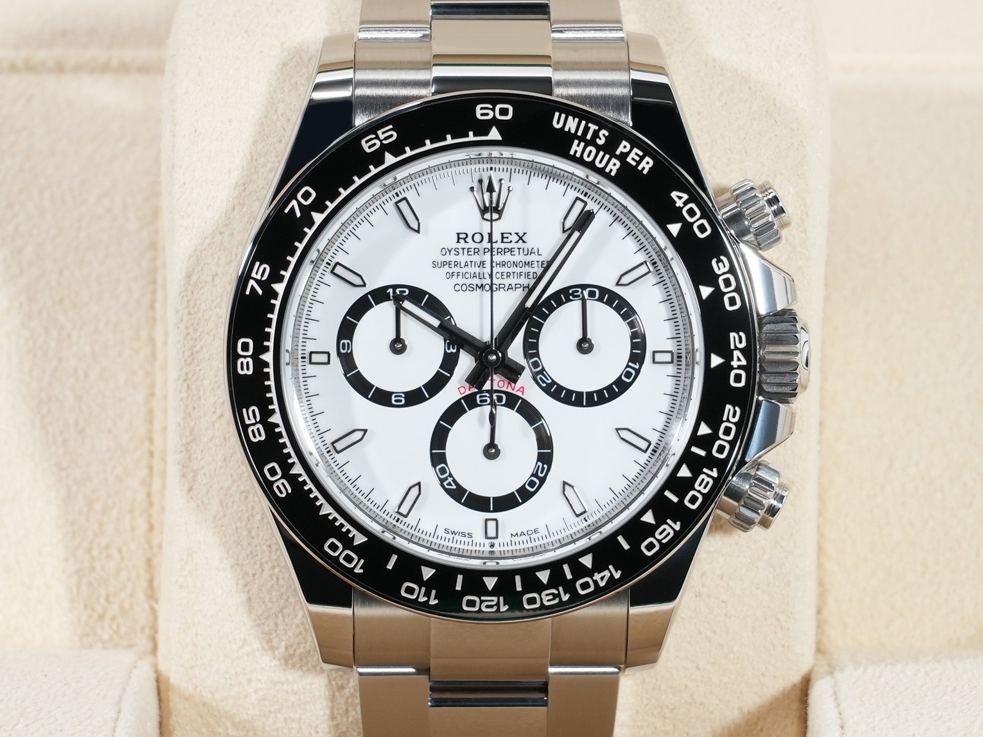 ロレックス デイトナ Ref.126500LN SS ホワイト文字盤 未使用 wuhitx38