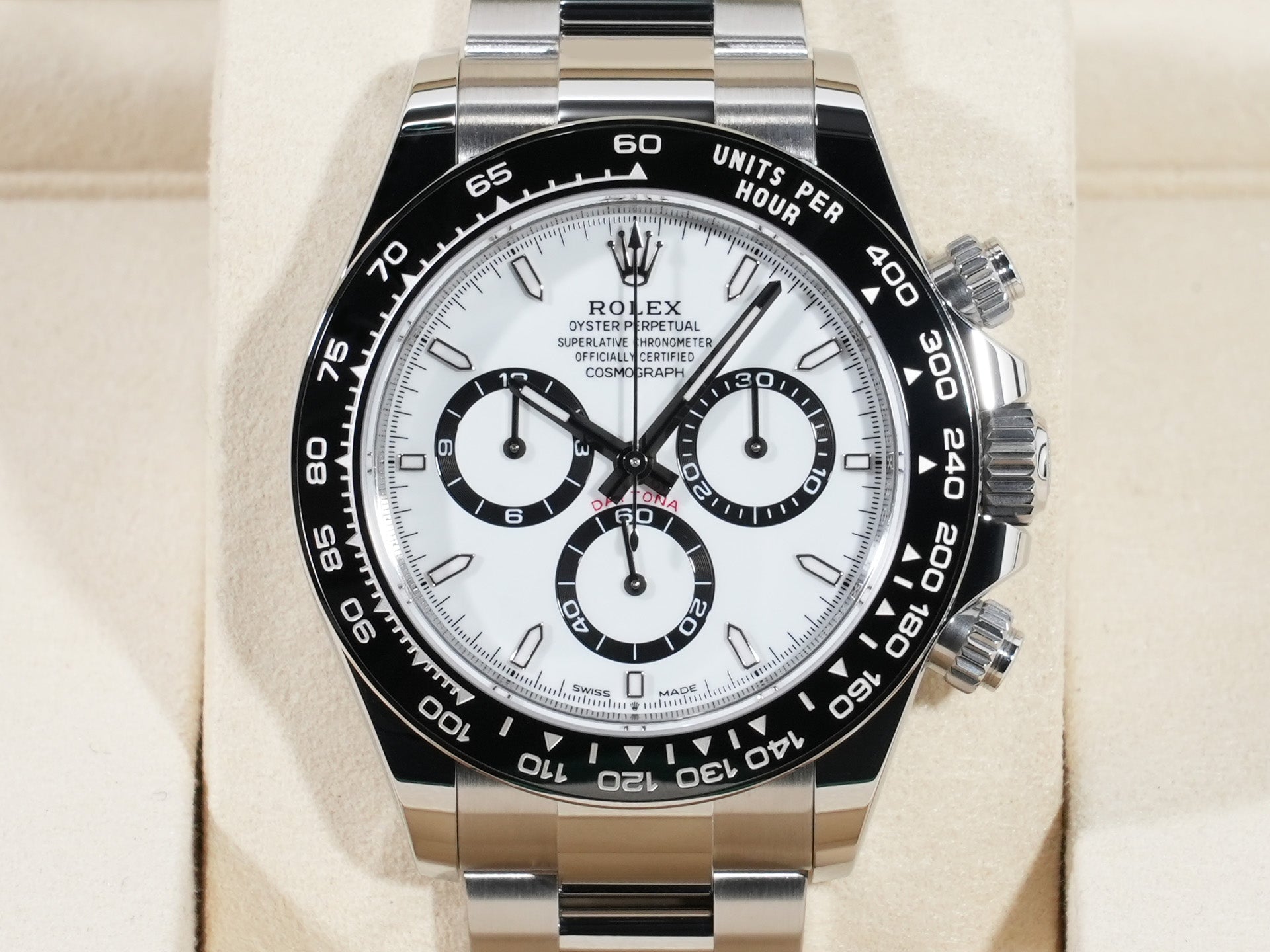 ロレックス デイトナ Ref.126500LN SS ホワイト文字盤 未使用 iaafueke