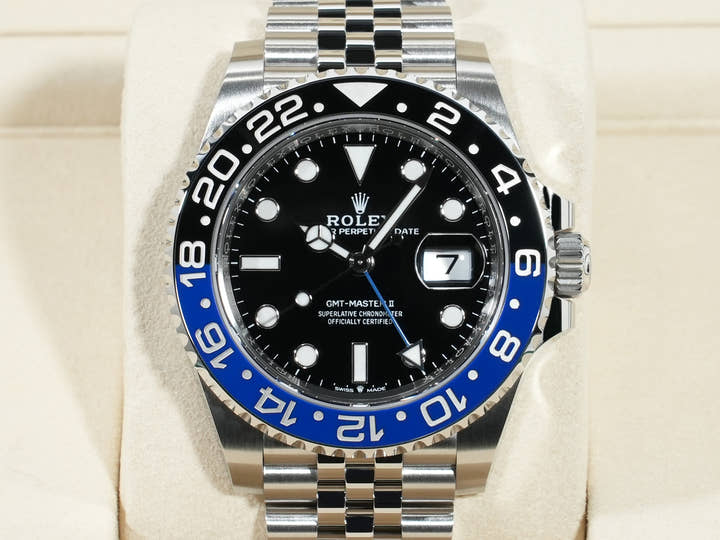 ロレックス GMTマスターII Ref.126710BLNR ステンレススチール ブラック文字盤 ジュビリーブレスレット