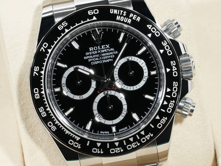 ロレックス デイトナ Ref.126500LN ステンレススチール ブラック文字盤