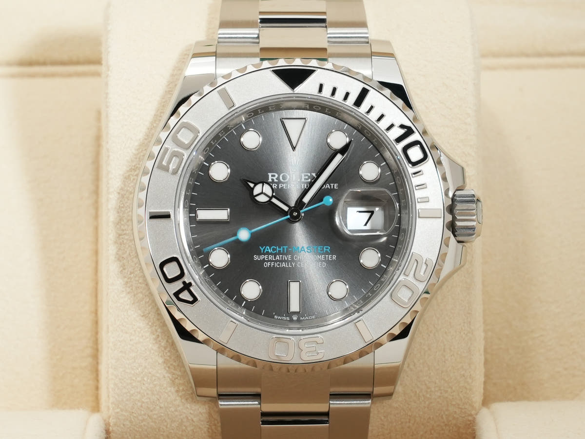 ロレックス ヨットマスター40 Ref.126622 SS/PT スレート文字盤 未使用 j2ngc9pq