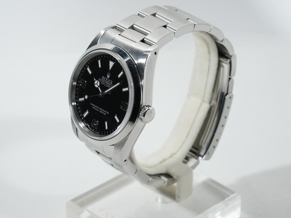 ロレックス エクスプローラーⅠ Ref.14270 SS ブラック文字盤 中古 sesqo73g