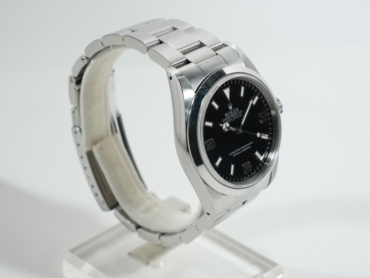 ロレックス エクスプローラーⅠ Ref.14270 SS ブラック文字盤 中古 sesqo73g