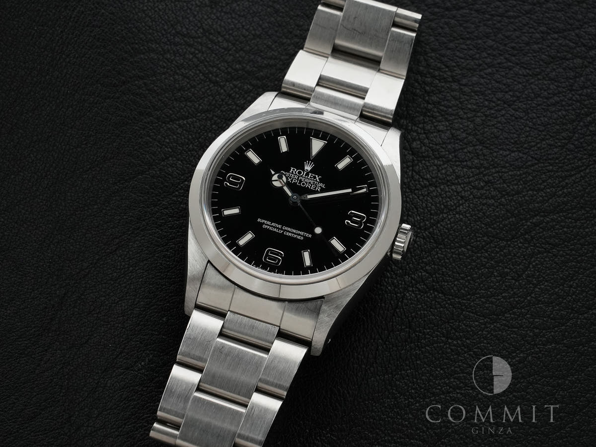 ロレックス エクスプローラーⅠ Ref.14270 SS ブラック文字盤 中古 sesqo73g