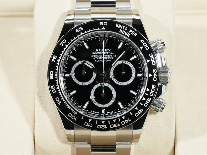 ロレックス デイトナ Ref.126500LN ステンレススチール ブラック文字盤