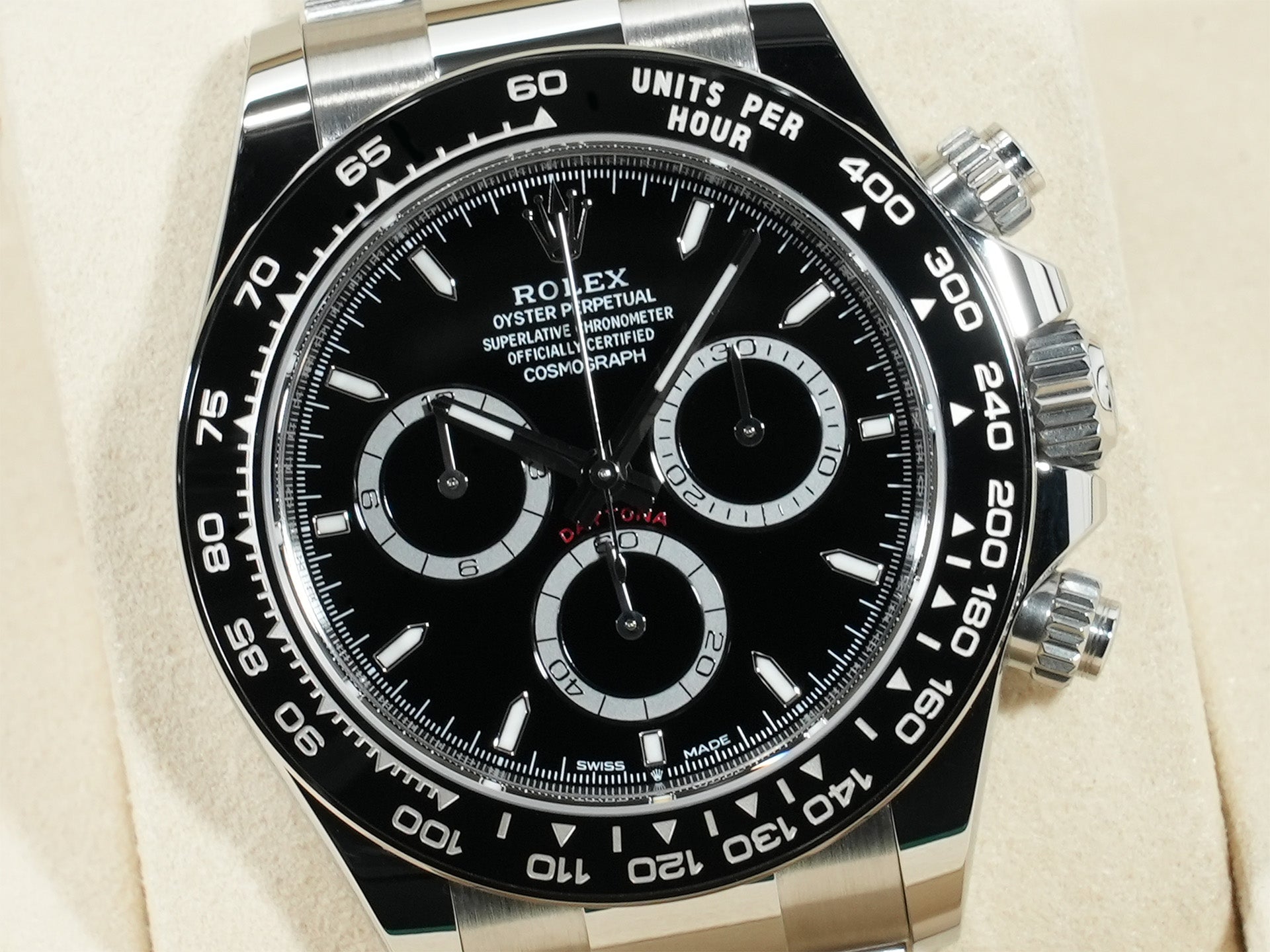 ロレックス デイトナ Ref.126500LN ステンレススチール ブラック文字盤