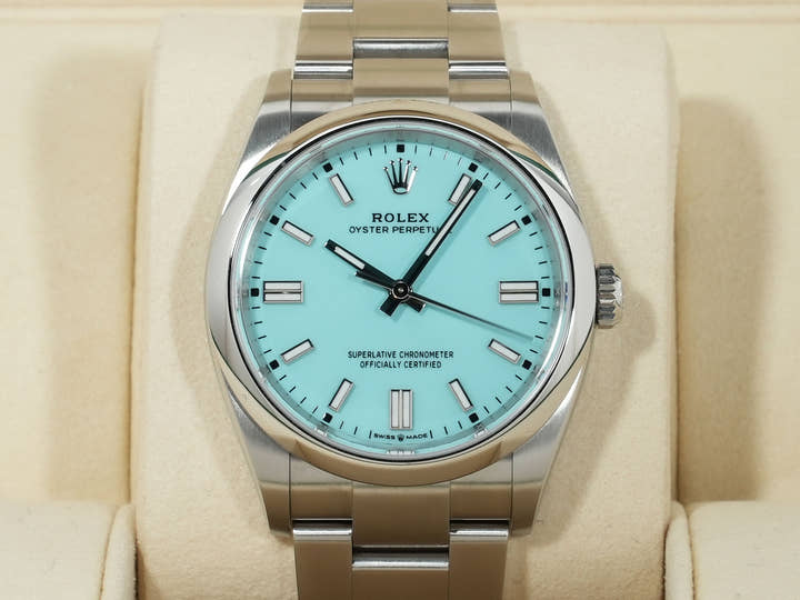 ロレックス オイスターパーペチュアル36 Ref.126000 ステンレススチール ターコイズ文字盤