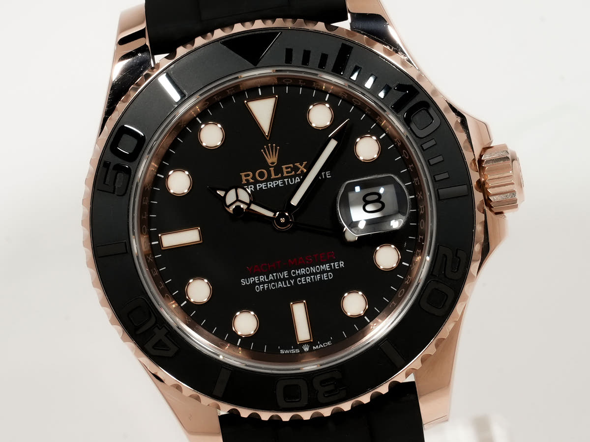 ロレックス ヨットマスター40 Ref.126655 18KERG ブラック文字盤 中古 sgpym4gj
