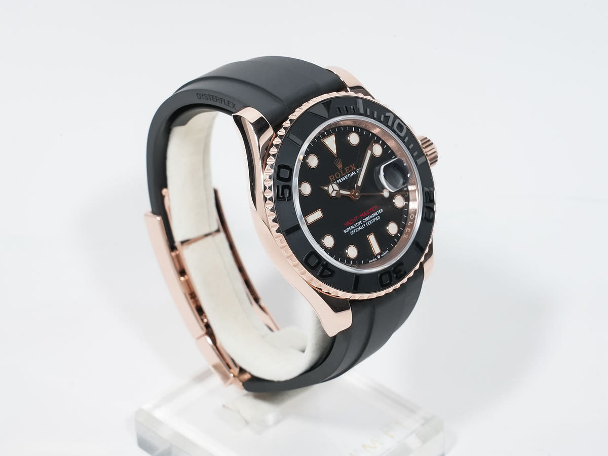 ロレックス ヨットマスター40 Ref.126655 18KERG ブラック文字盤 中古 sgpym4gj