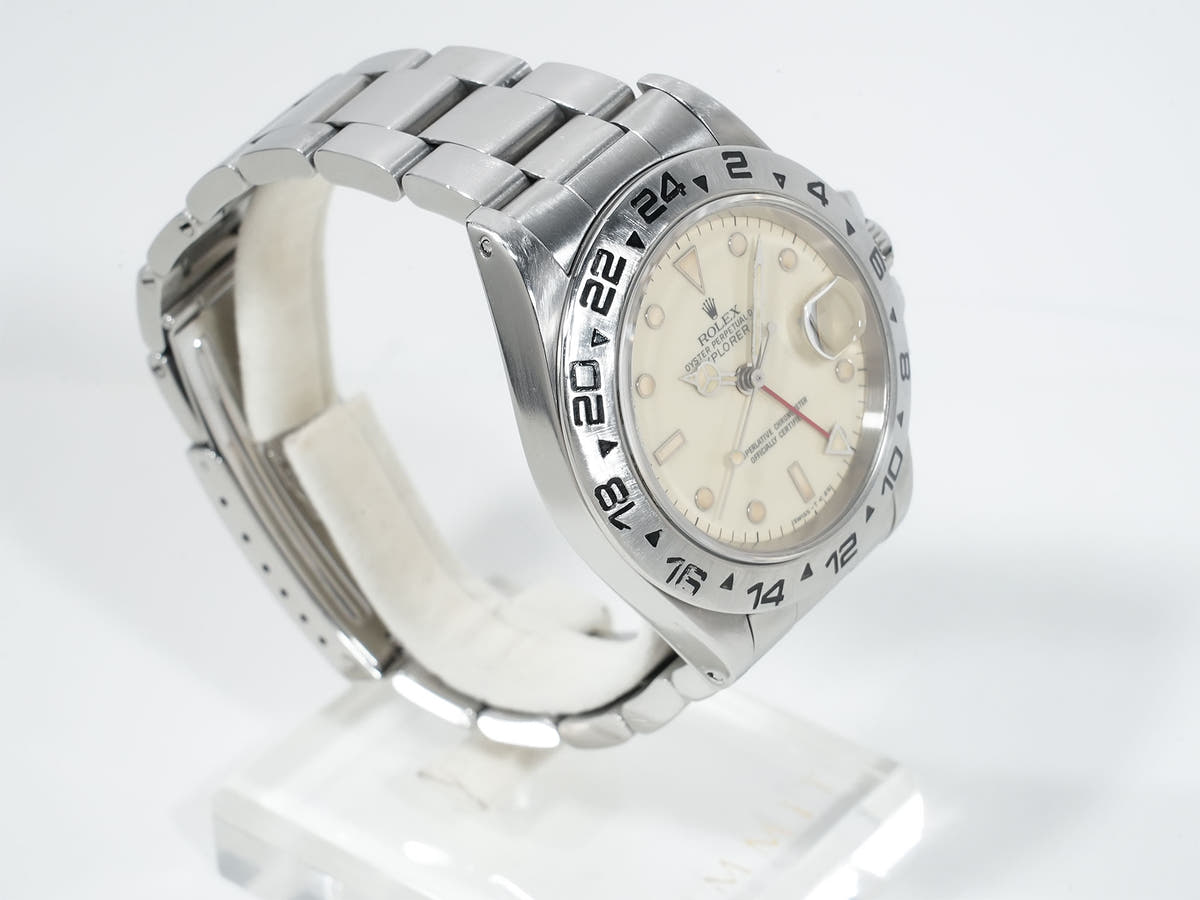ロレックス エクスプローラーII Ref.16550 SS アイボリー文字盤 中古 9q5wv78v