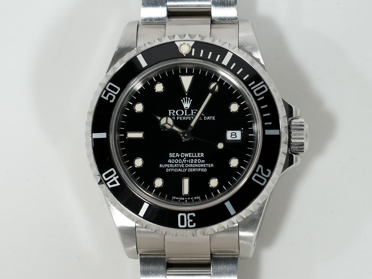 ロレックス シードゥエラー Ref.16600 SS ブラック文字盤 中古 bg7t6wst