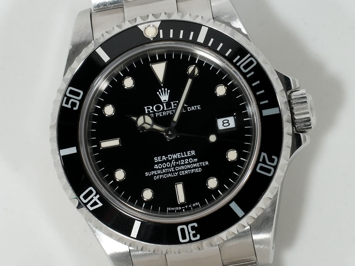ロレックス シードゥエラー Ref.16600 SS ブラック文字盤 中古 bg7t6wst