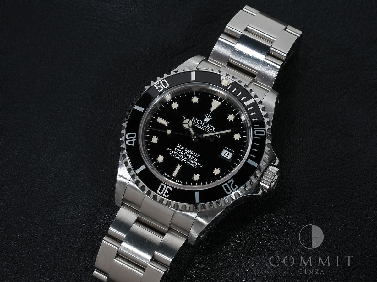 ロレックス シードゥエラー Ref.16600 SS ブラック文字盤 中古 bg7t6wst