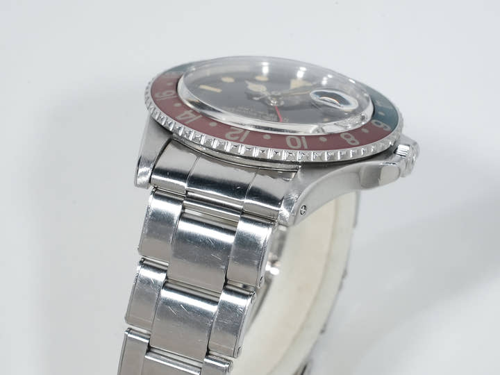 ロレックス GMTマスター Ref.1675M ステンレススチール ブラック文字盤 中古 4g3spmt2 オイスターブレスレット