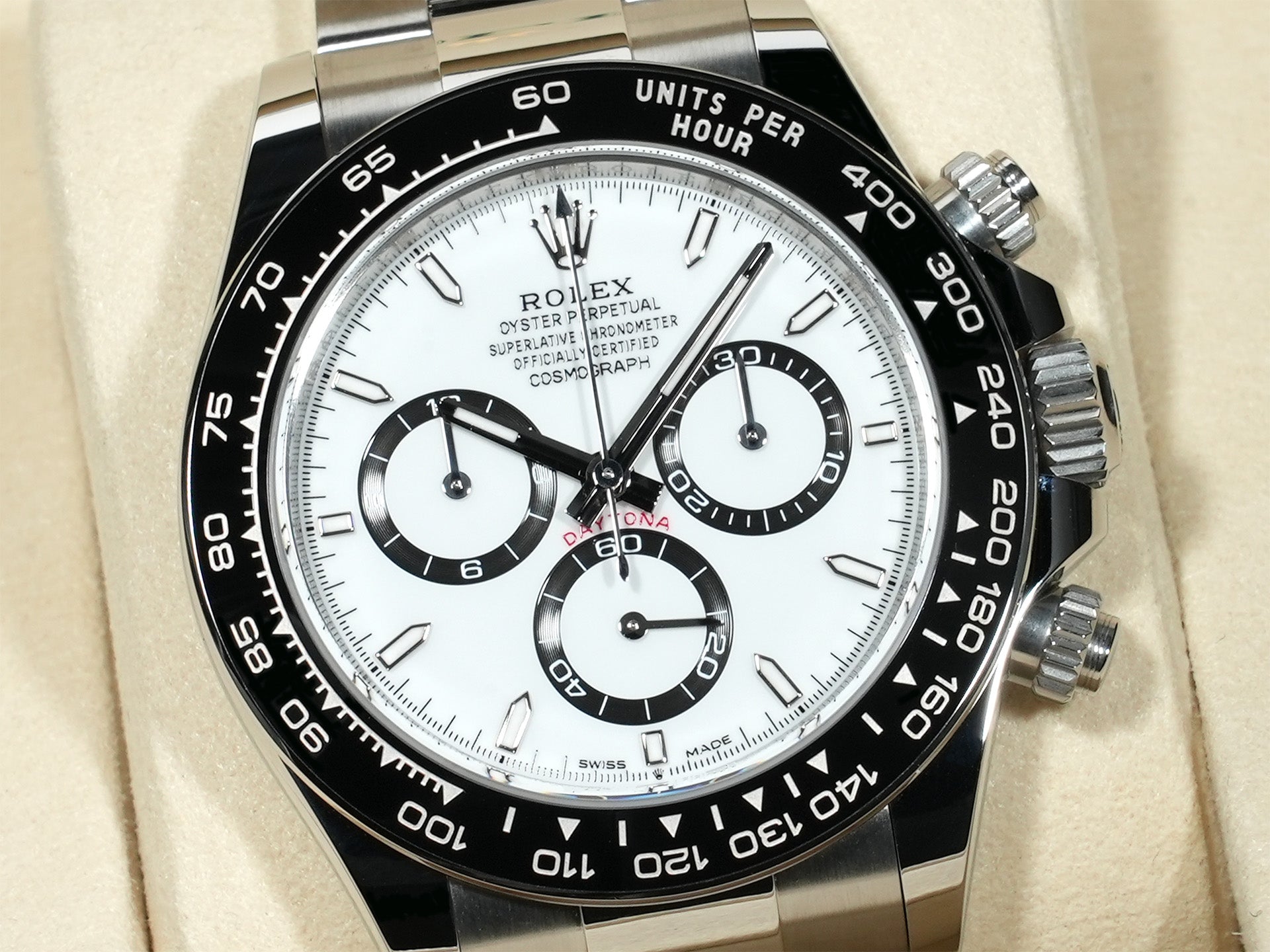 ロレックス デイトナ Ref.126500LN ステンレススチール ホワイト文字盤