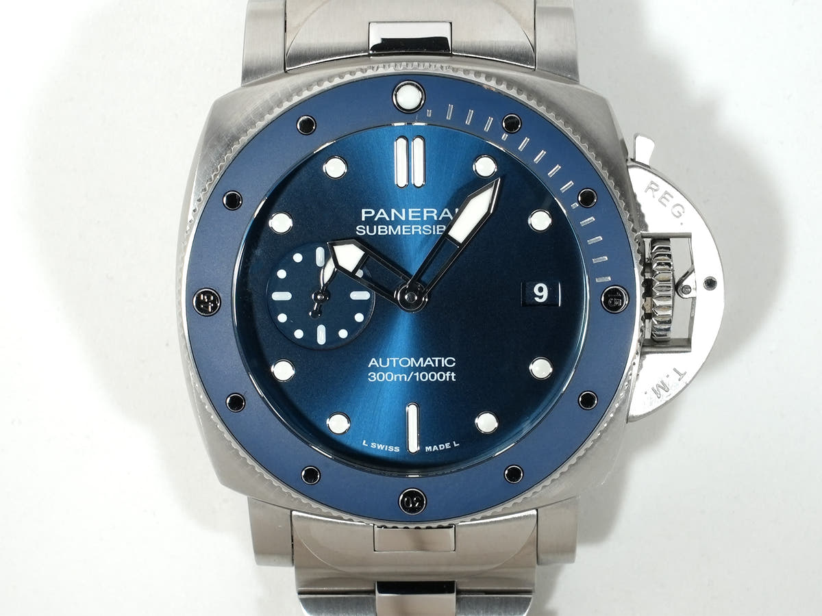 パネライ サブマーシブル ブルー ノッテ Ref.PAM01068 SS/CE ブルー文字盤 中古 z3nvca4i