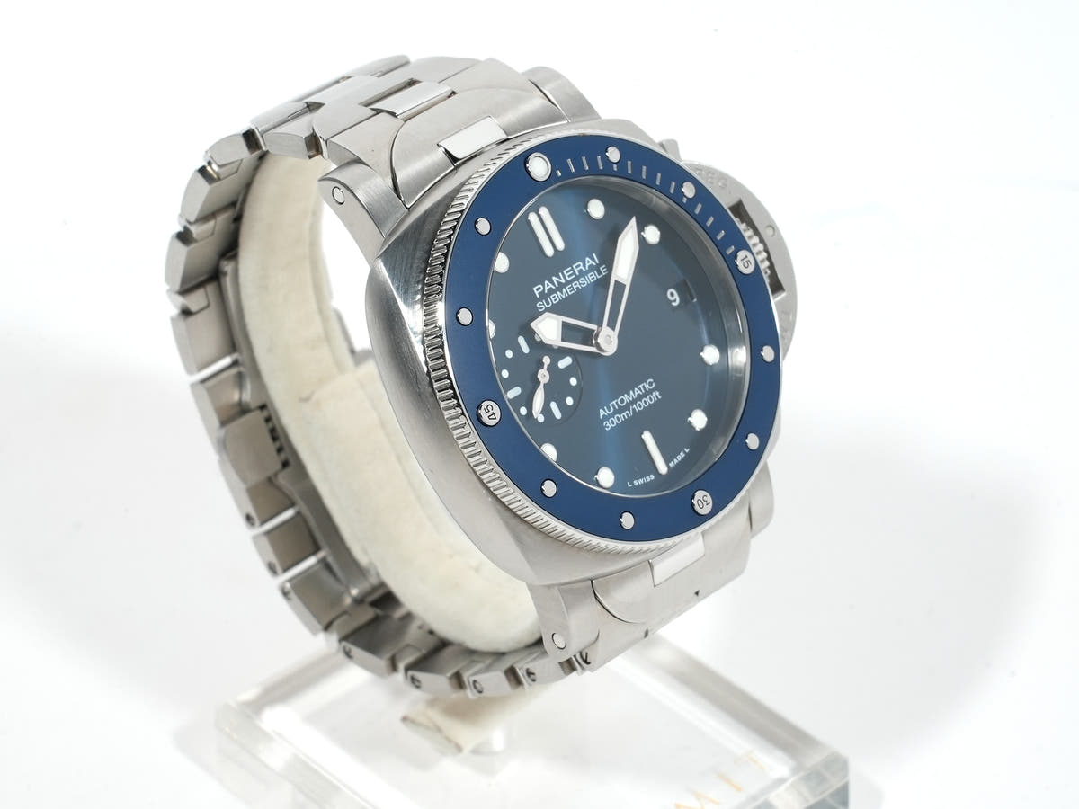 パネライ サブマーシブル ブルー ノッテ Ref.PAM01068 SS/CE ブルー文字盤 中古 z3nvca4i
