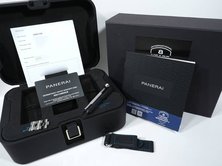 パネライ サブマーシブル ブルー ノッテ Ref.PAM01068 SS/CE ブルー文字盤 中古 z3nvca4i