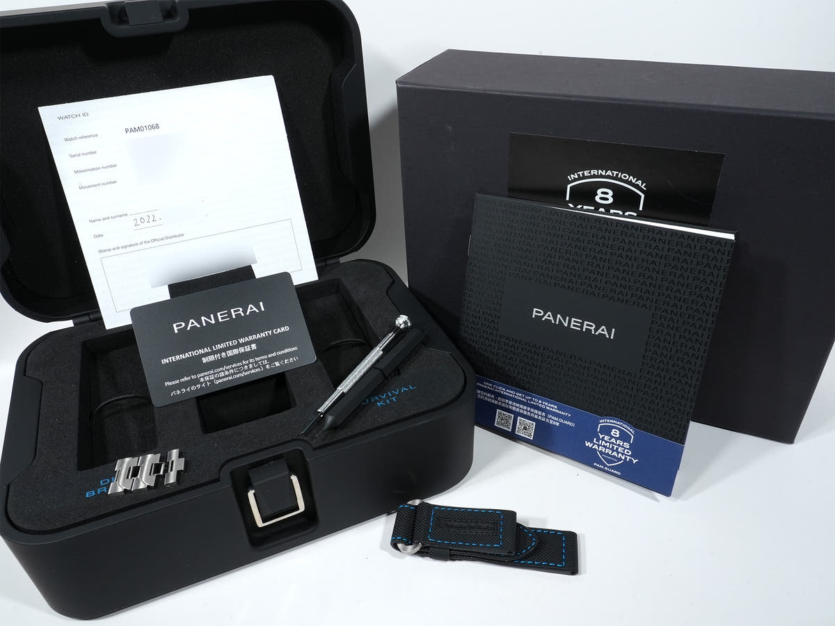 パネライ サブマーシブル ブルー ノッテ Ref.PAM01068 SS/CE ブルー文字盤 中古 z3nvca4i