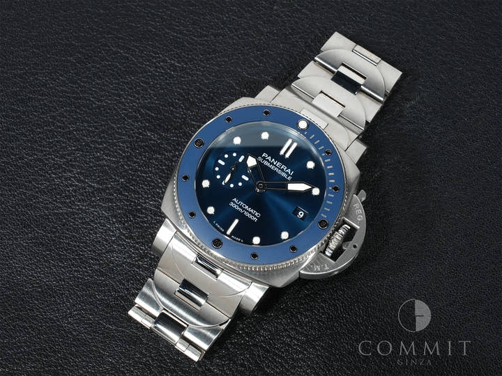 パネライ サブマーシブル ブルー ノッテ Ref.PAM01068 SS/CE ブルー文字盤 中古 z3nvca4i