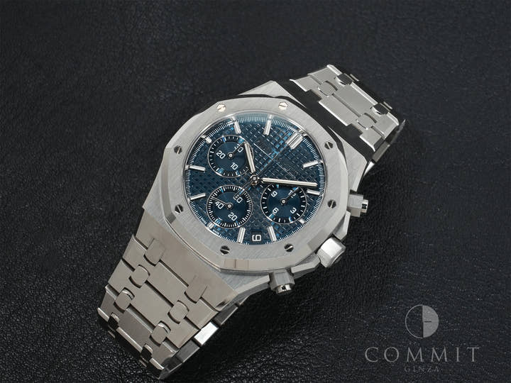 オーデマピゲ ロイヤルオーク クロノグラフ 50周年記念 Ref.26240ST.OO.1320ST.01 ステンレススチール ブルー文字盤