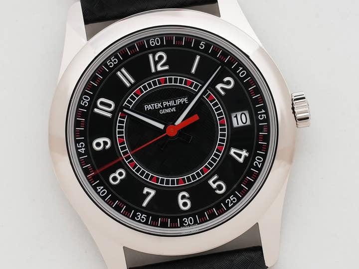 パテックフィリップ カラトラバ Ref.6007G-010 ホワイトゴールド エボニーブラック文字盤