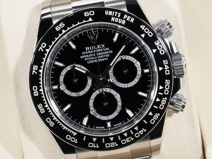 ロレックス デイトナ Ref.126500LN ステンレススチール ブラック文字盤