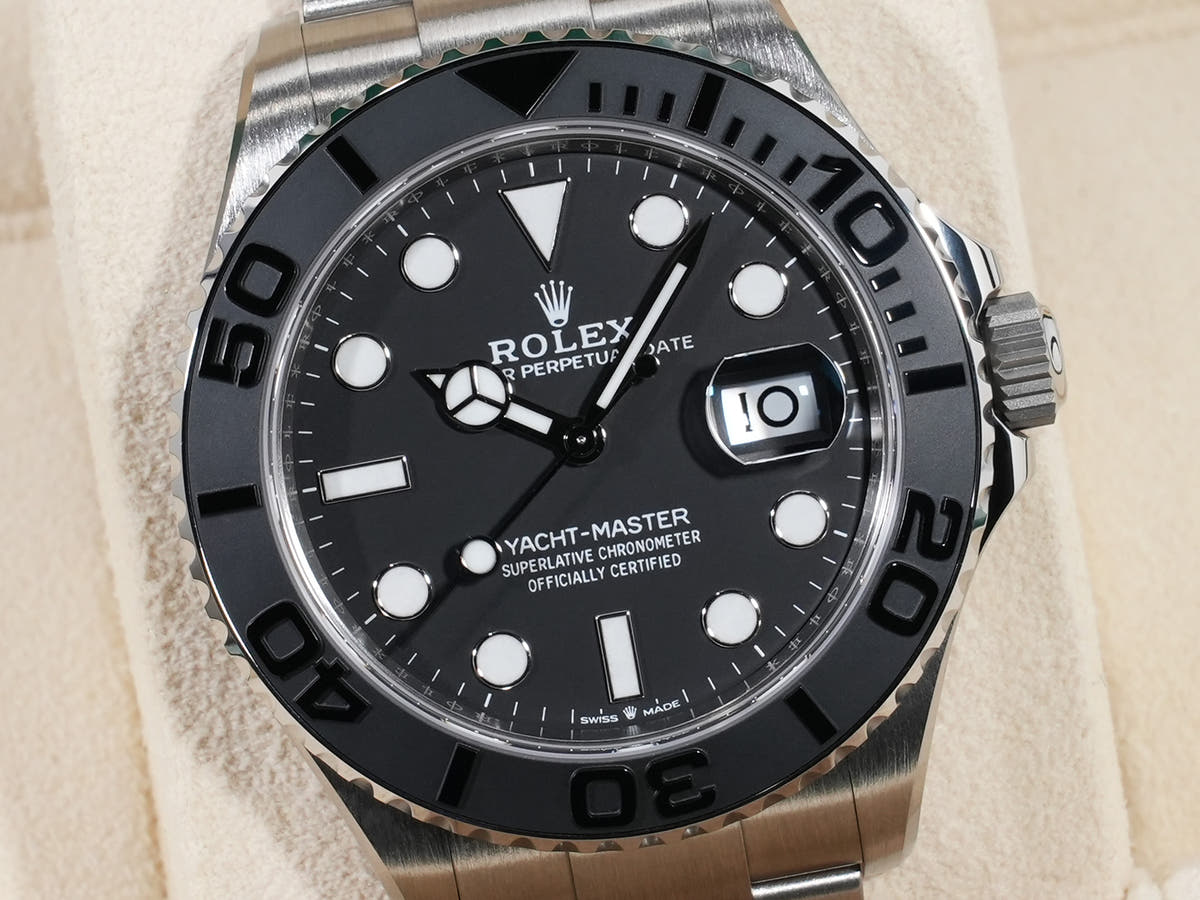 ロレックス ヨットマスター42 Ref.226627 RLX TI ブラック文字盤 未使用 oah2qwc8