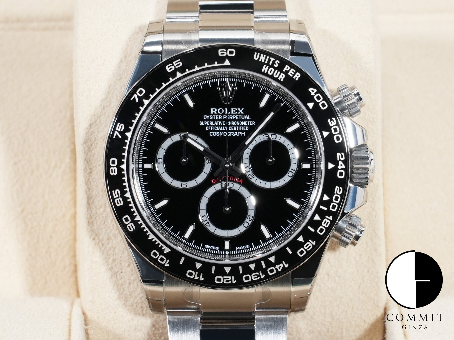 ロレックス デイトナ Ref.126500LN ステンレススチール ブラック文字盤