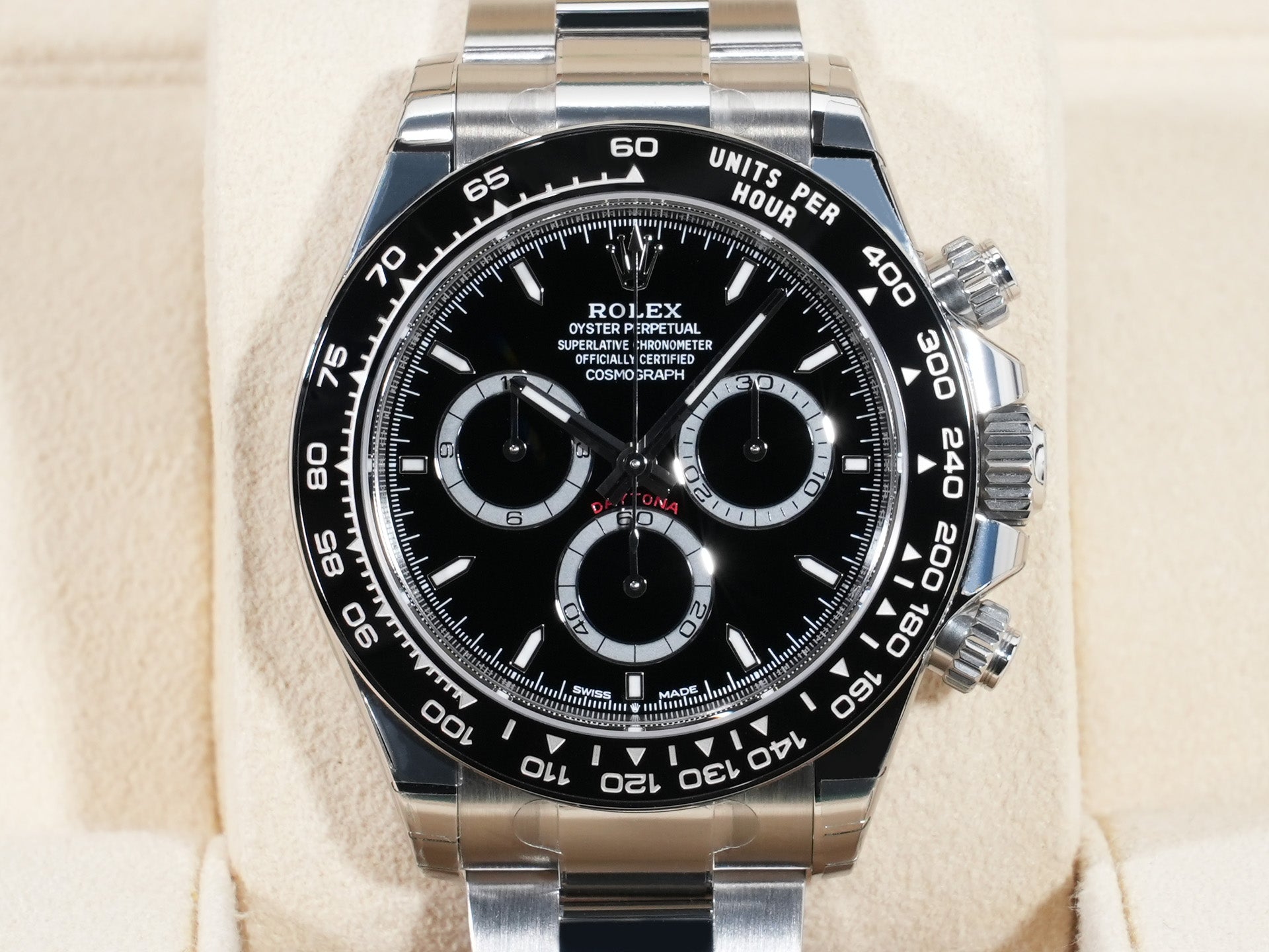 ロレックス デイトナ Ref.126500LN ステンレススチール ブラック文字盤
