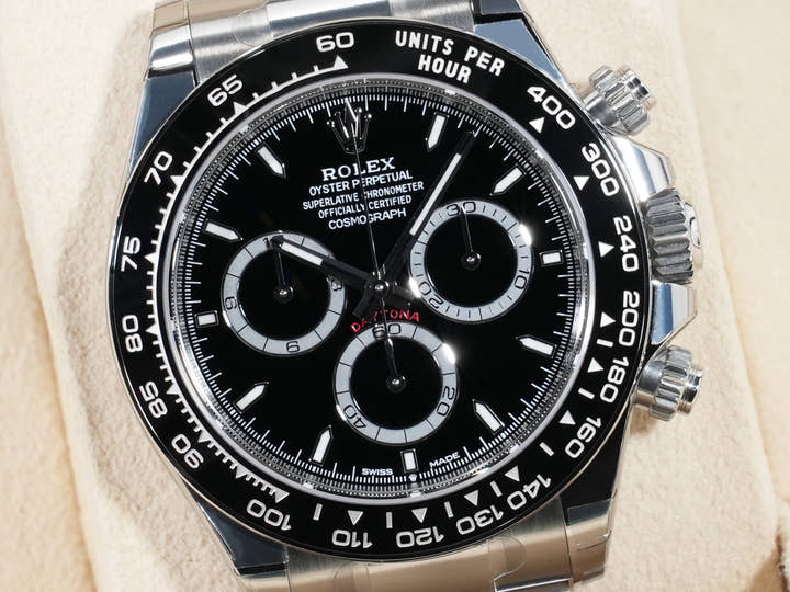 ロレックス デイトナ Ref.126500LN ステンレススチール ブラック文字盤