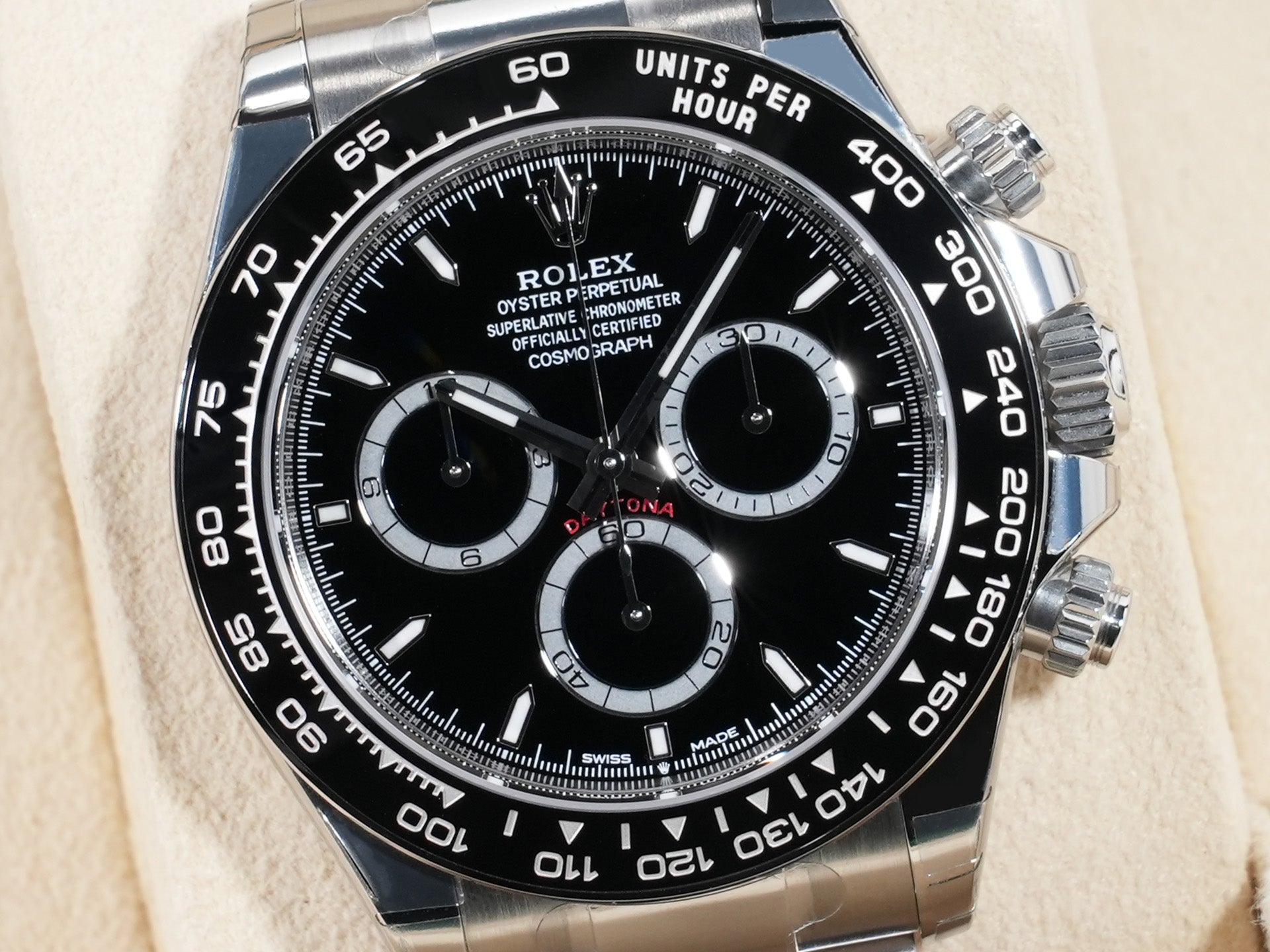 ロレックス デイトナ Ref.126500LN ステンレススチール ブラック文字盤