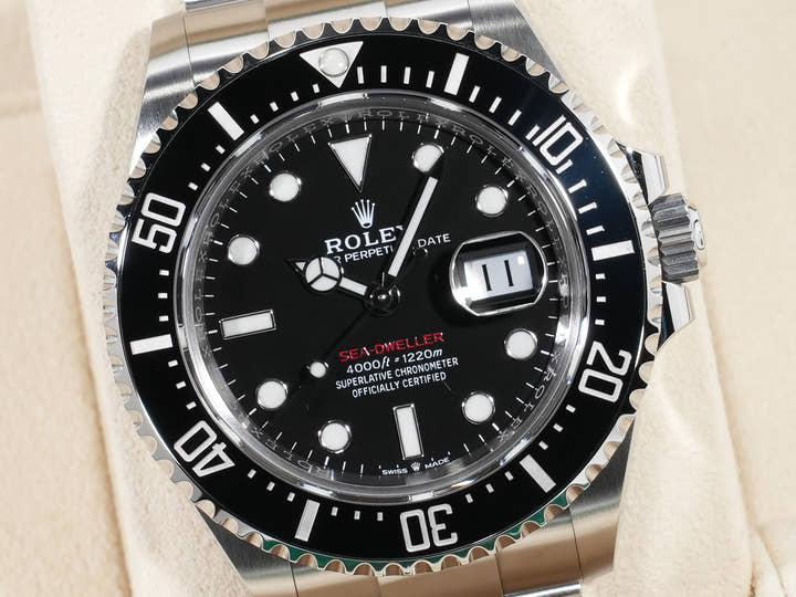ロレックス シードゥエラー Ref.126600 ステンレススチール ブラック文字盤